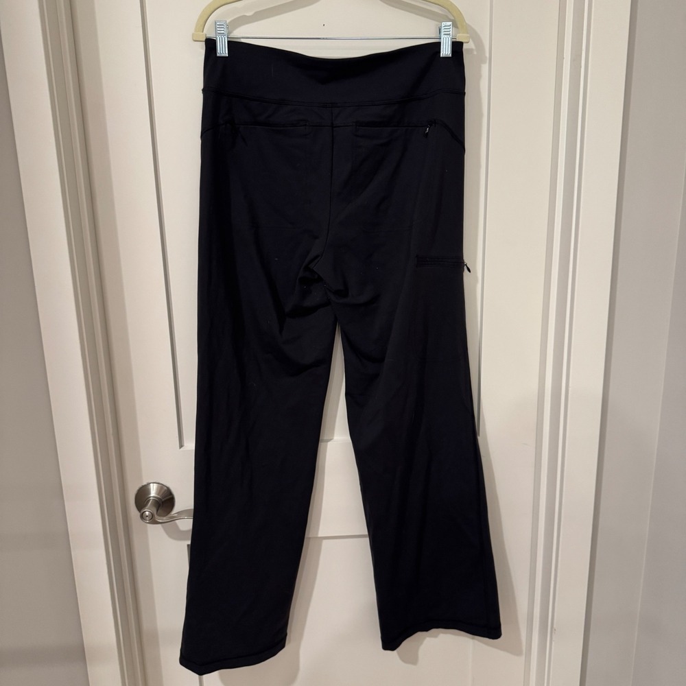 Duluth Trading Co Noga Classic Straight Leg Pants Black Womens Medium x 31 53264